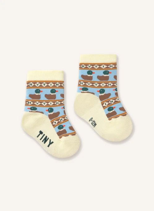 Chaussettes Canards Bébé | Jaune