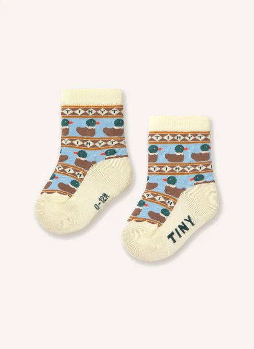 Chaussettes Canards Bébé | Jaune