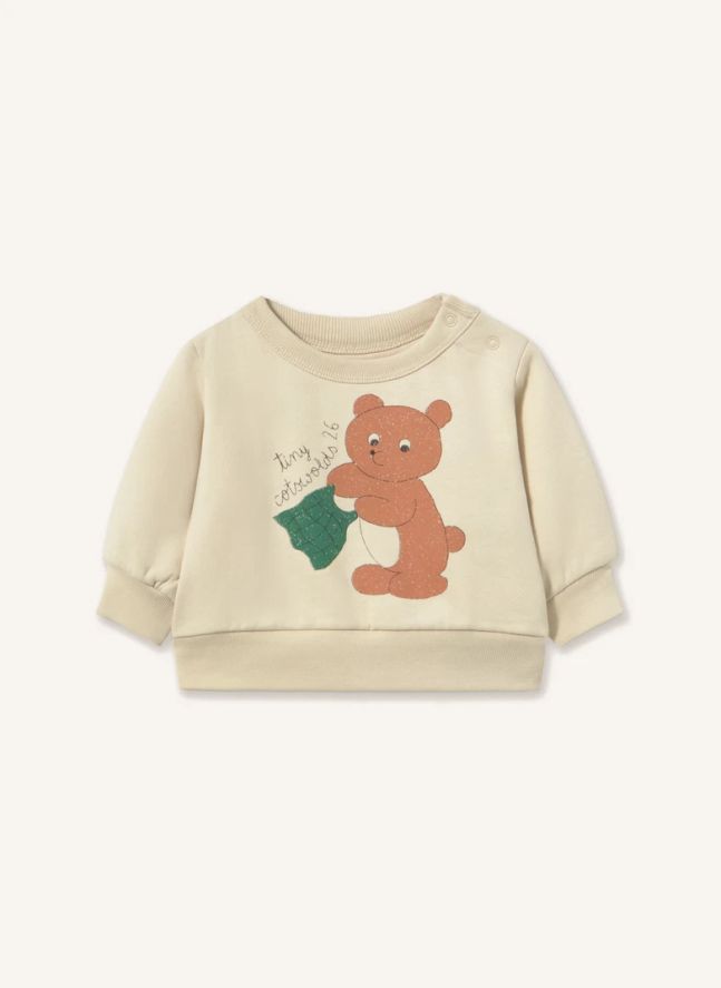 Sweat Ourson Coton Bio | Crème