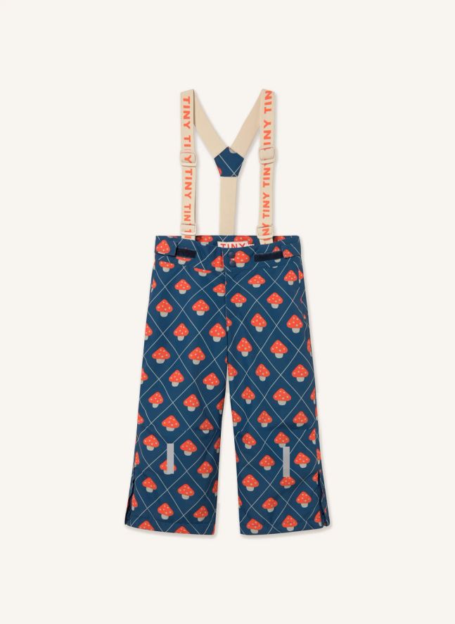 Pantalon de Ski Champignons | Bleu