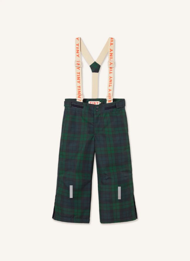 Pantalon de Ski Carreaux | Vert