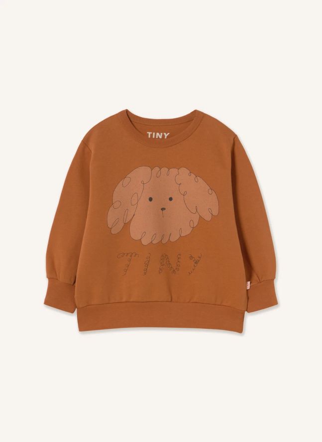 Sweat Chien Tiny Coton Bio | Marron
