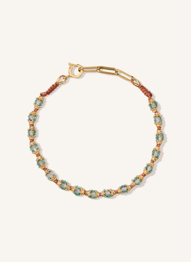 Bracelet Kamilah Topaze | Bleu