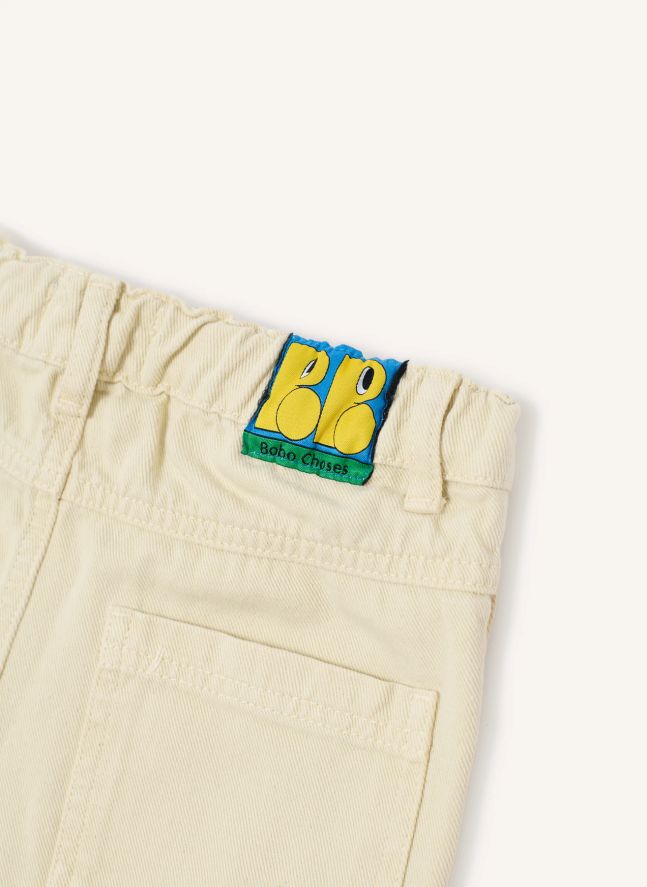 Pantalon Fantômes Twill Coton Bio | Ecru