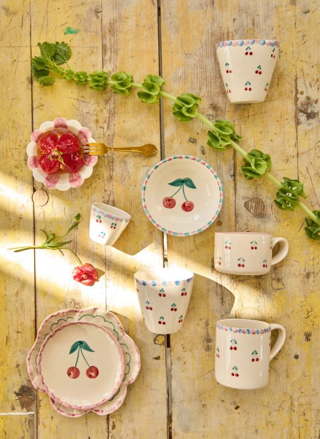 Tasse en Céramique Cerises | Rouge