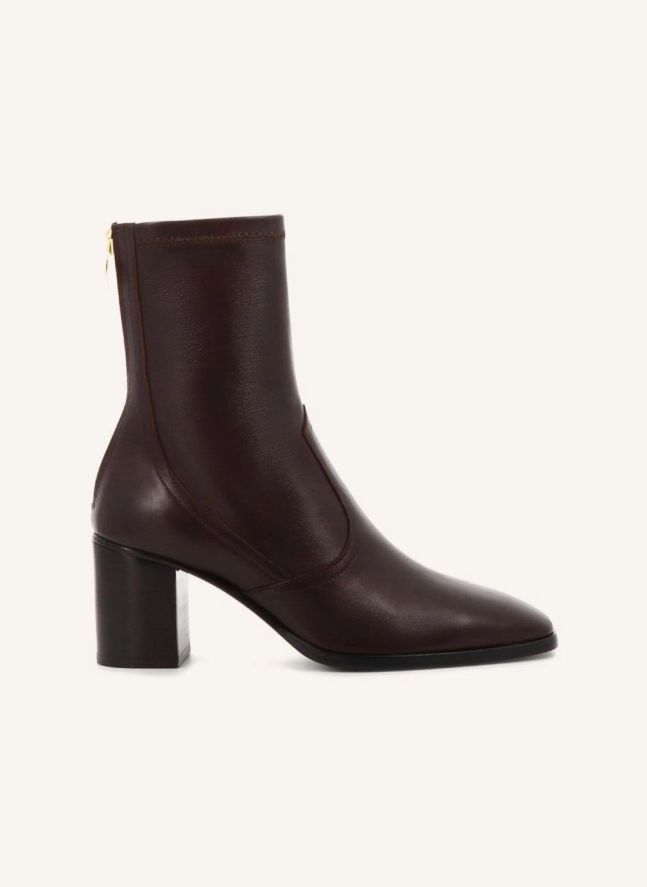 Bottines Cliff Cuir | Chocolat