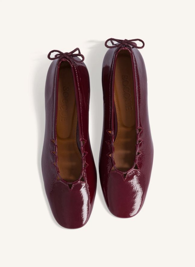 Babies Moune Cuir Verni | Bordeaux