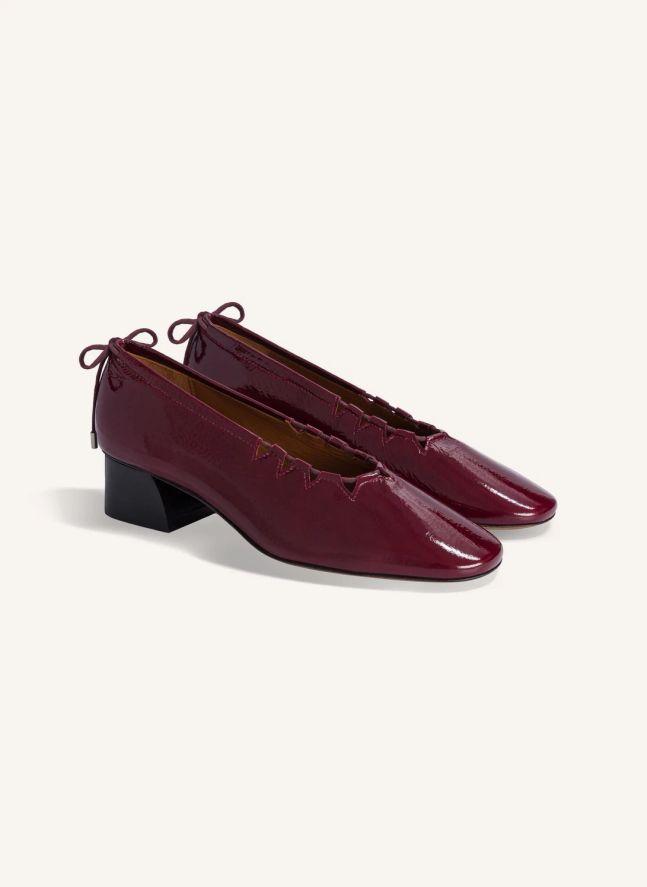 Babies Moune Cuir Verni | Bordeaux