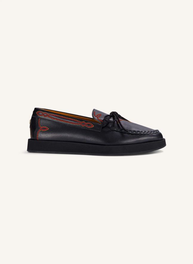 Mocassins Totem Cuir | Noir