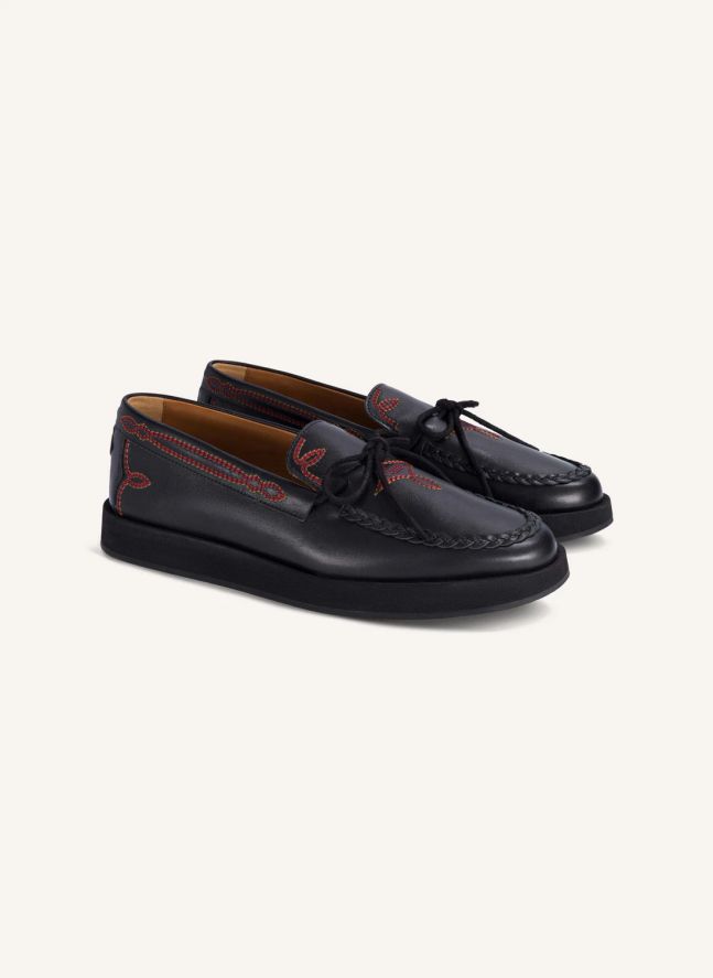 Mocassins Totem Cuir | Noir
