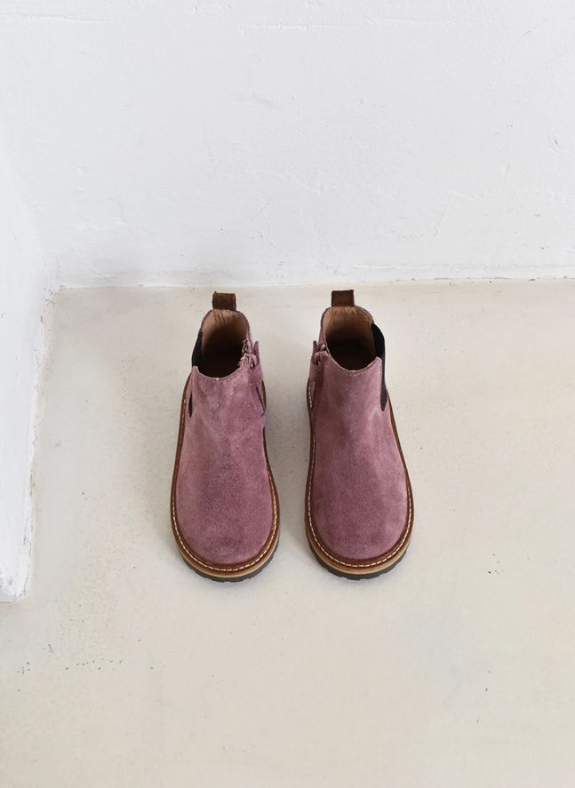 Boots Louis Suède | Pink