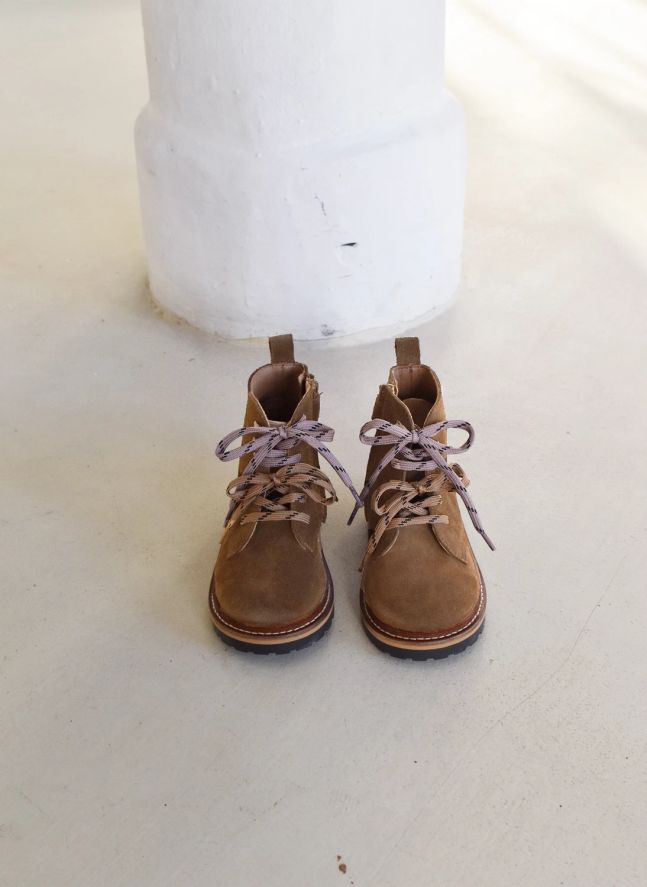 Boots Lace Charly Suede | Beige