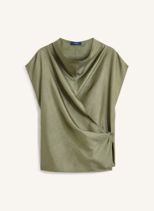 Blouse Kora | Vert de gris