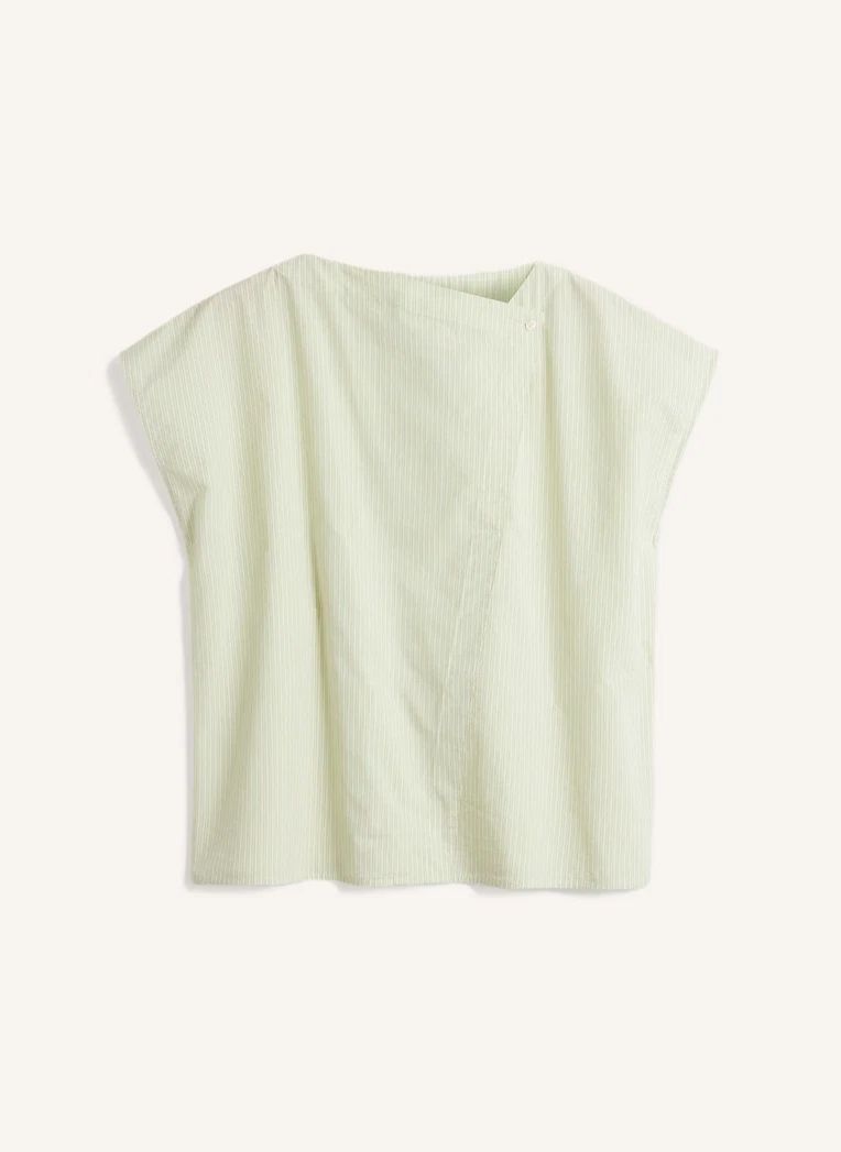 Blouse Lorena Coton | Vert pâle- Image produit n°5