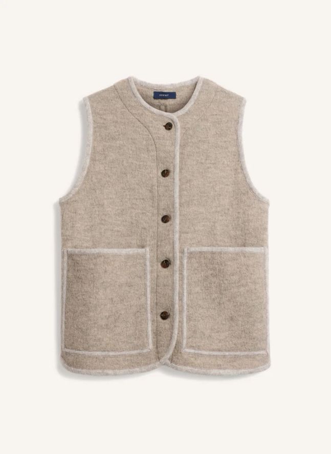 Veste Chicago Laine | Beige