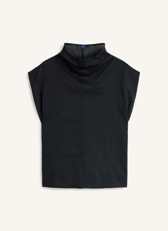 Blouse Izumi Coton Bio et Soie | Noir