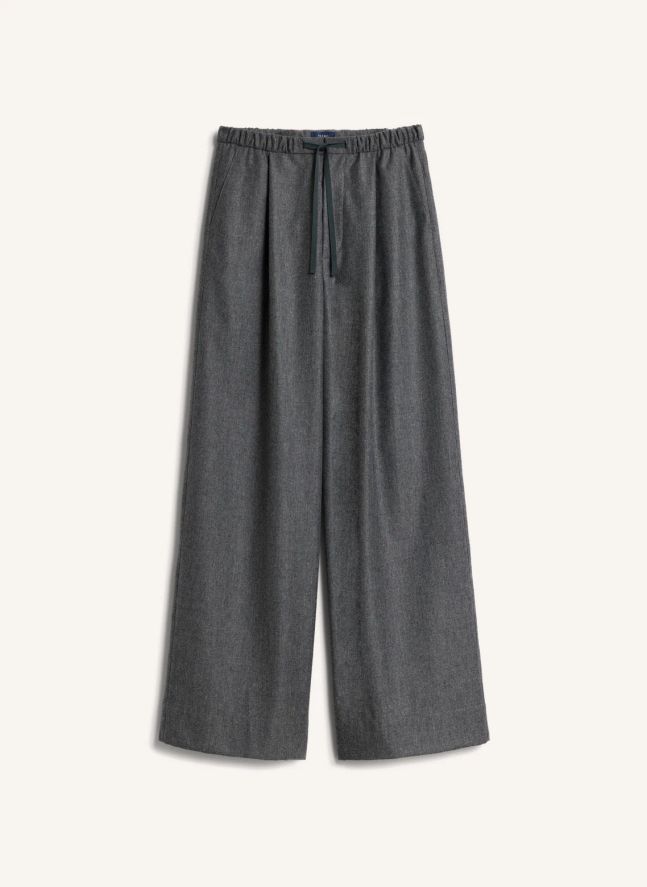 Pantalon Hugues Laine | Gris chiné
