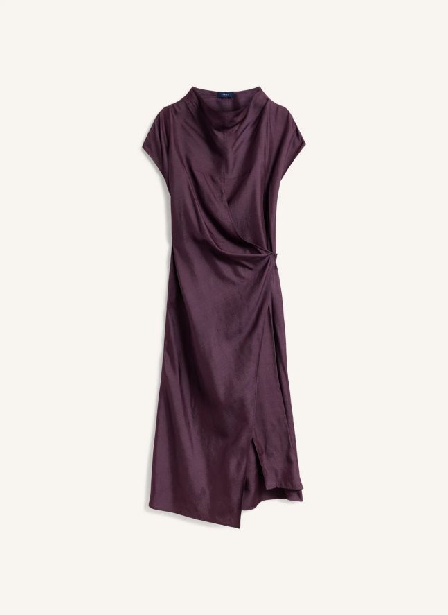 Robe Foggia Soie | Violet
