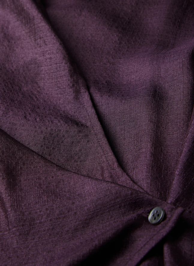 Robe Foggia Soie | Violet