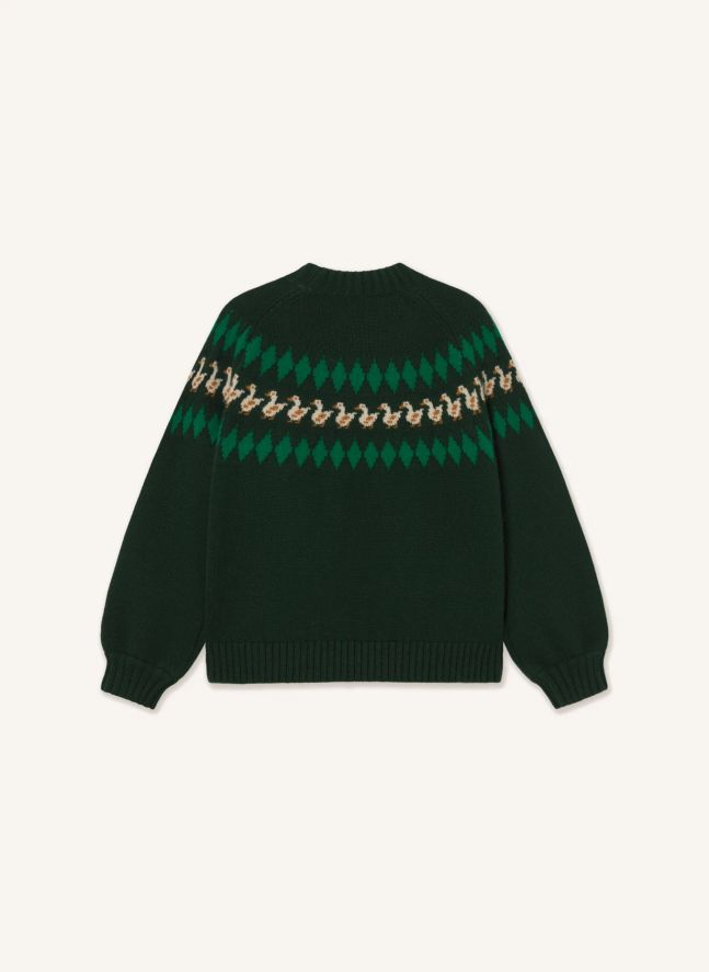 Pull Geese Laine | Bleu