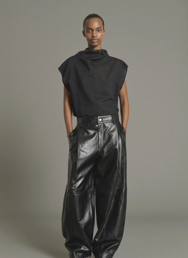 Blouse Izumi Coton Bio et Soie | Noir