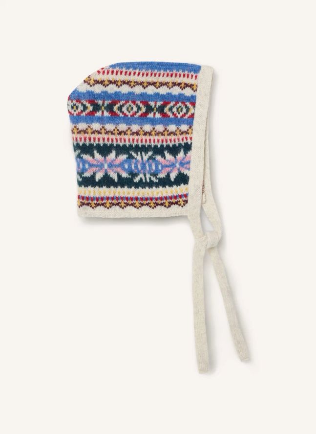 Bonnet Caia Jacquard  | Bleu