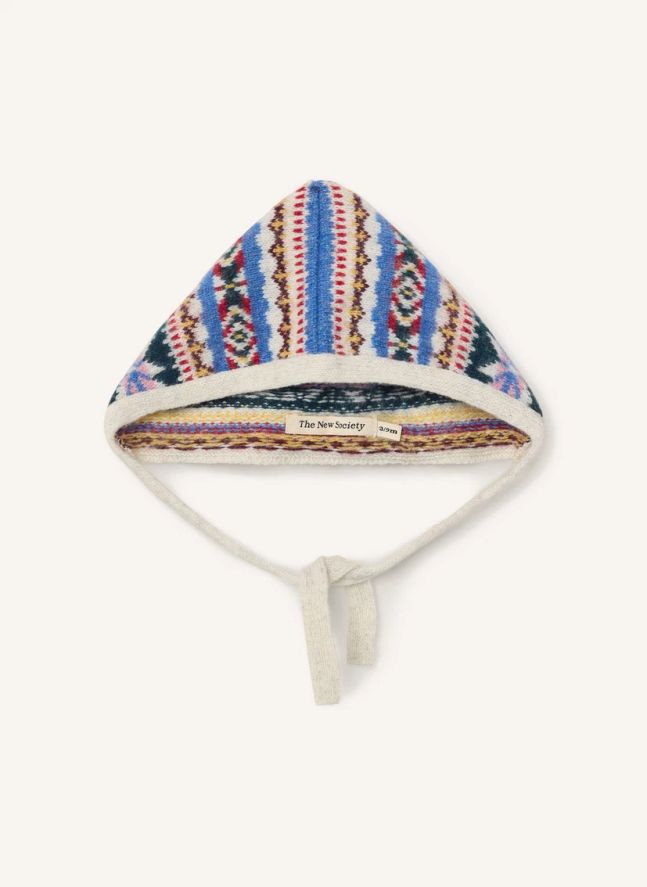 Bonnet Caia Jacquard  | Bleu