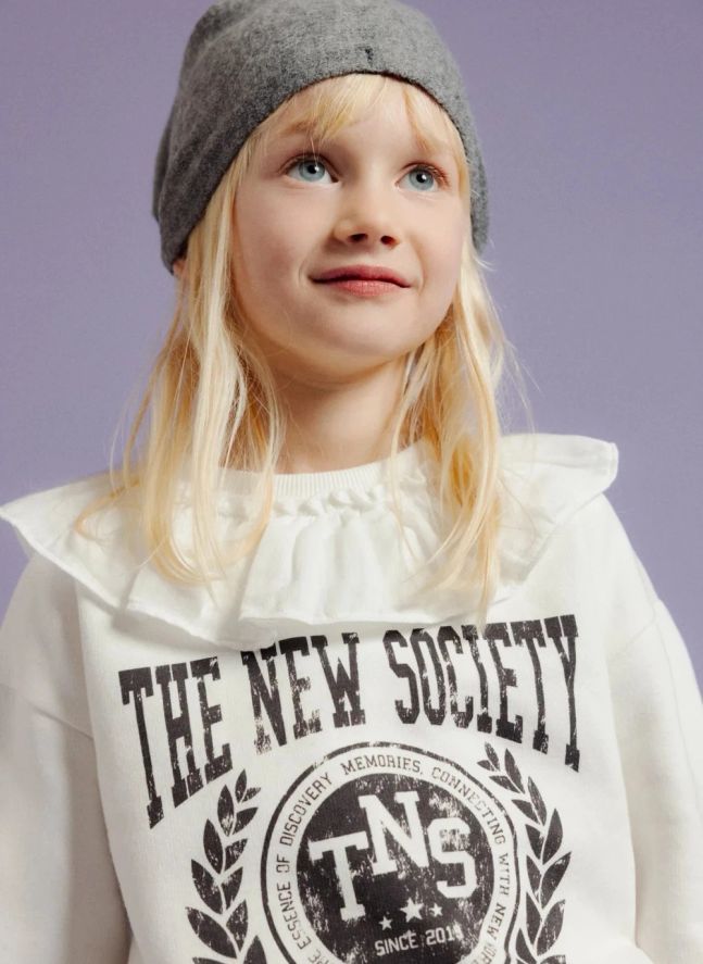 Sweat Col Claudine Row | Blanc
