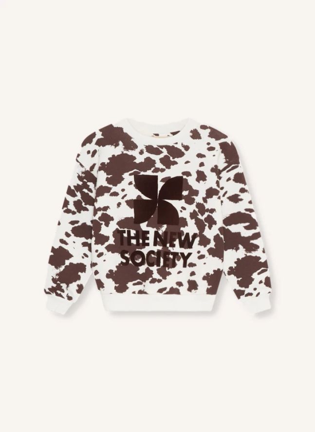Sweat Logo TNS Vache | Marron