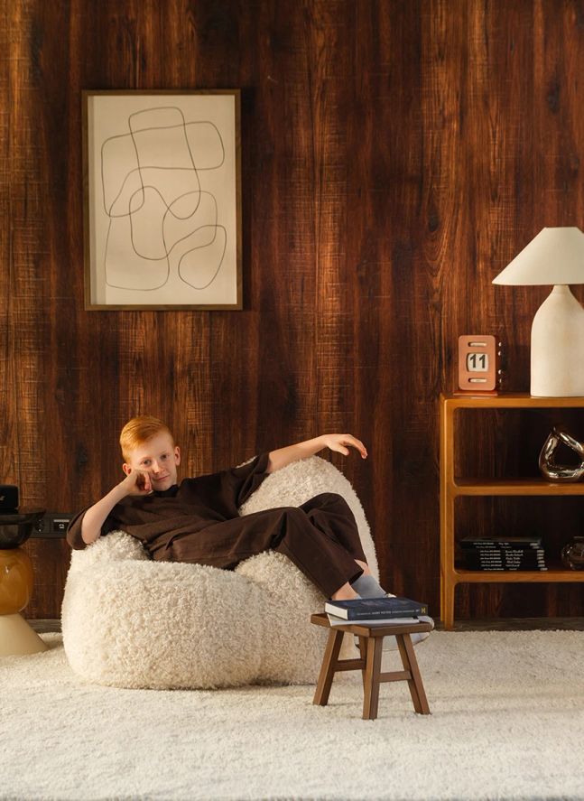 Momo Teen Armchair | Ecru