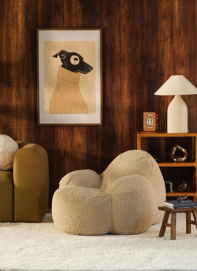 Momo Teen Teddy Armchair | Beige