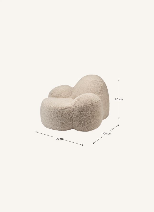 Momo Teen Teddy Armchair | Beige