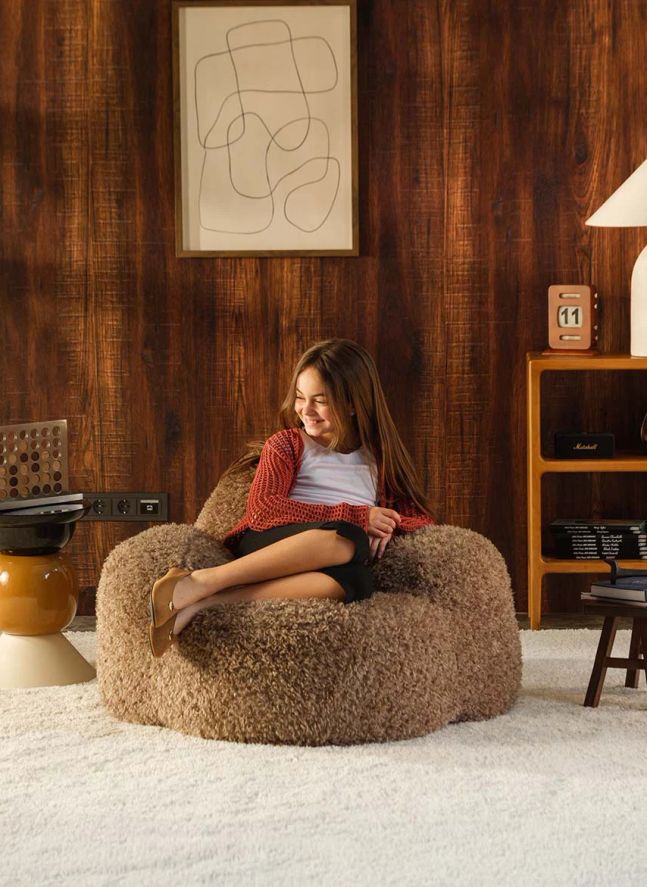 Momo Teen Armchair | Brown