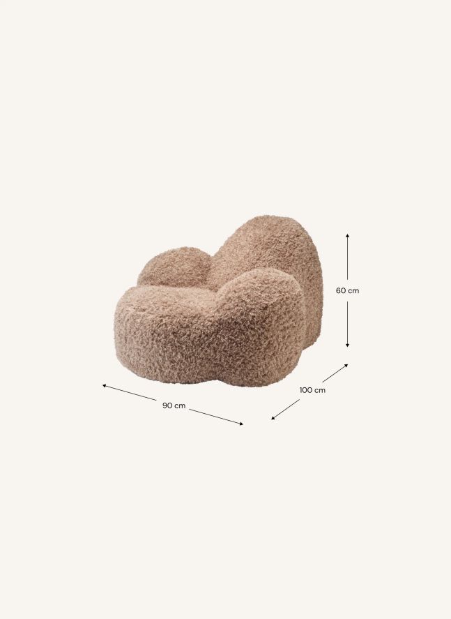 Momo Teen Armchair | Brown
