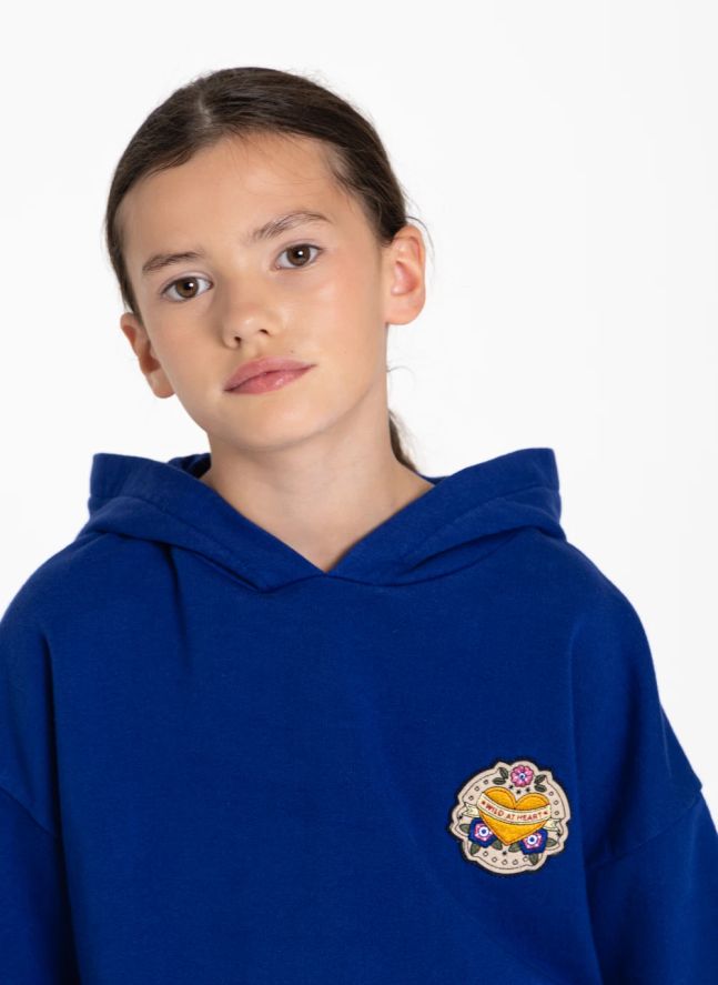 Sudadera Brendy Wild de algodón orgánico | Azul Noche