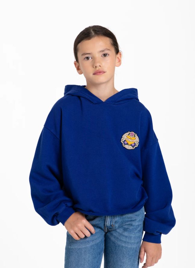 Sudadera Brendy Wild de algodón orgánico | Azul Noche