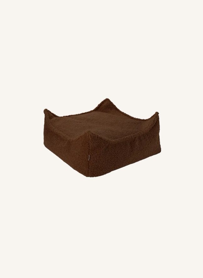Teddy Bear Ottoman | Dark Brown