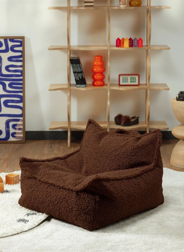 Teddy bear armchair | Dark Brown
