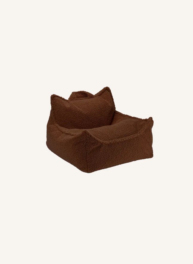 Teddy bear armchair | Dark Brown