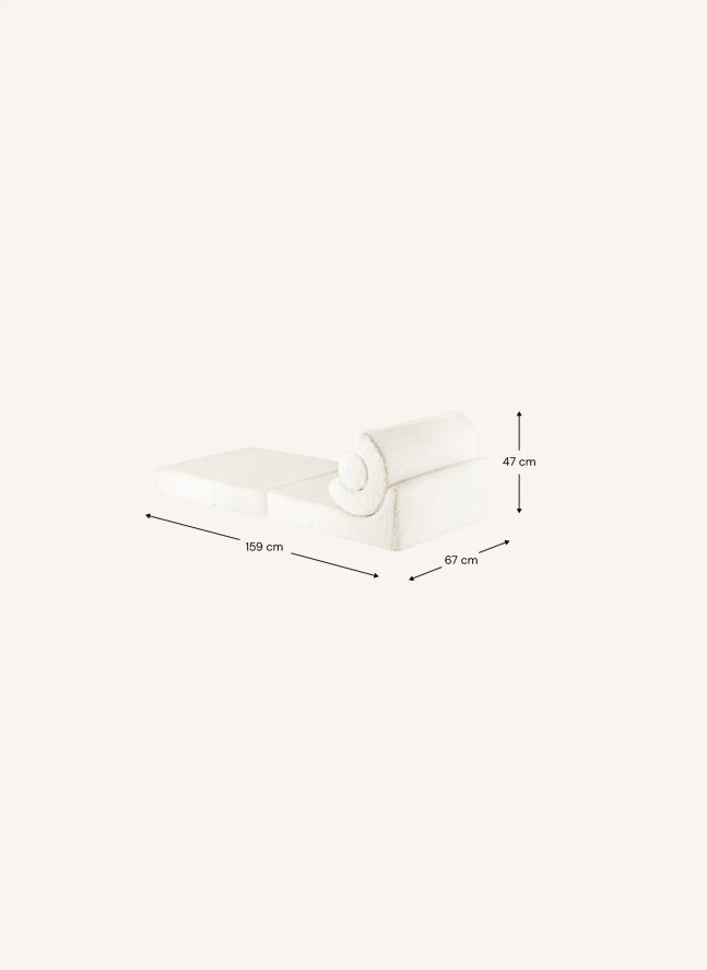 Teddy Flipster Armchair | Ecru