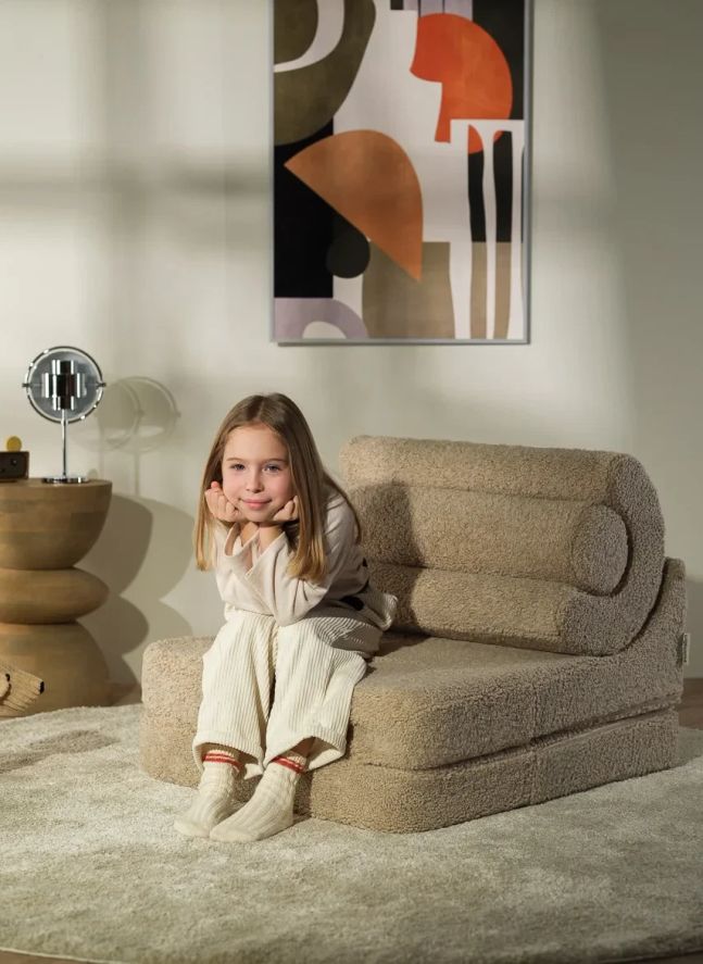 Chauffeuse Teddy Flipster | Beige