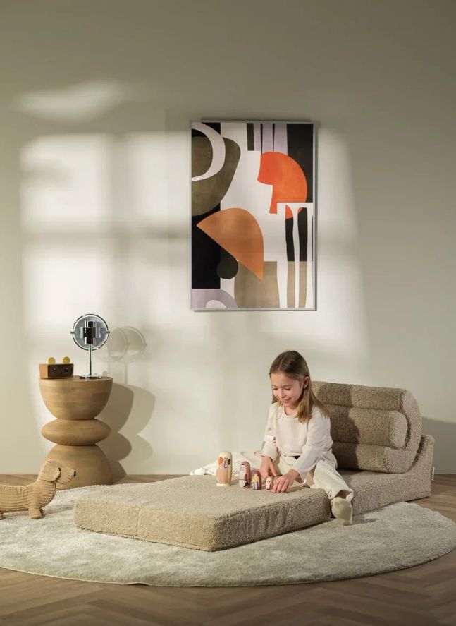 Chauffeuse Teddy Flipster | Beige