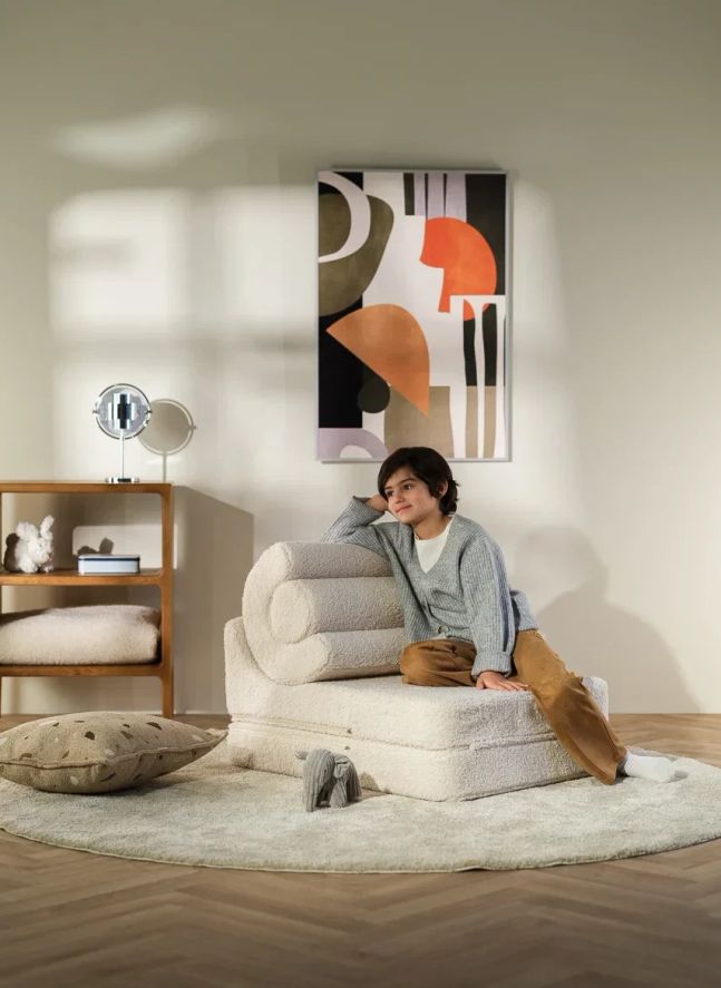 Teddy Flipster Armchair | Ecru