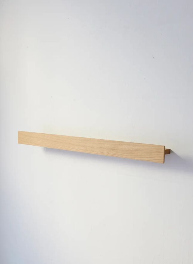 Etagère pour affiches en bois | Chêne clair