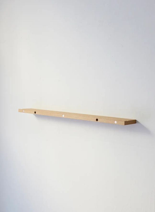 Etagère pour affiches en bois | Chêne clair
