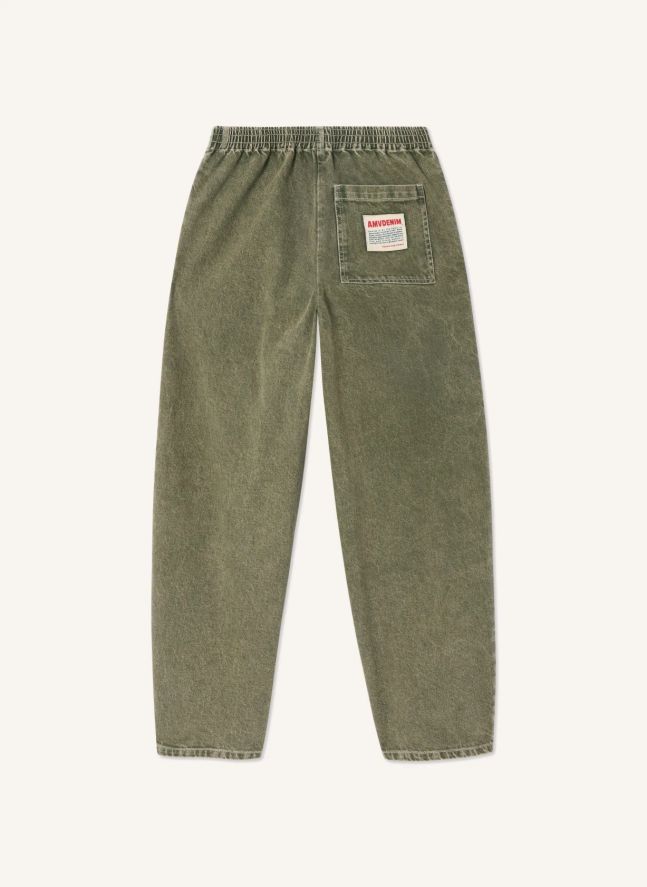 Pantalon Carotte Uzatown Coton | Olive