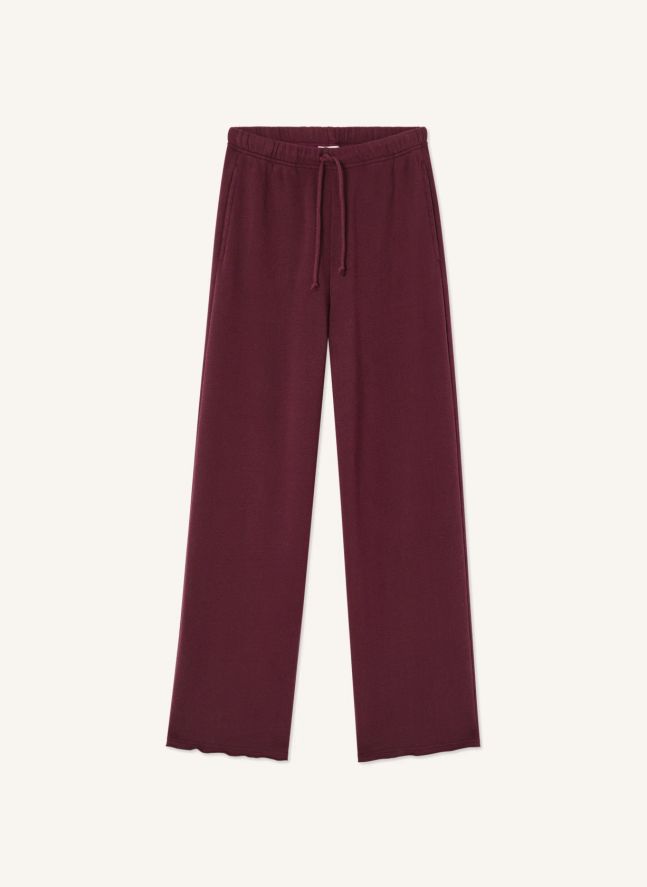 Jogger Atubay Coton | Lie de vin