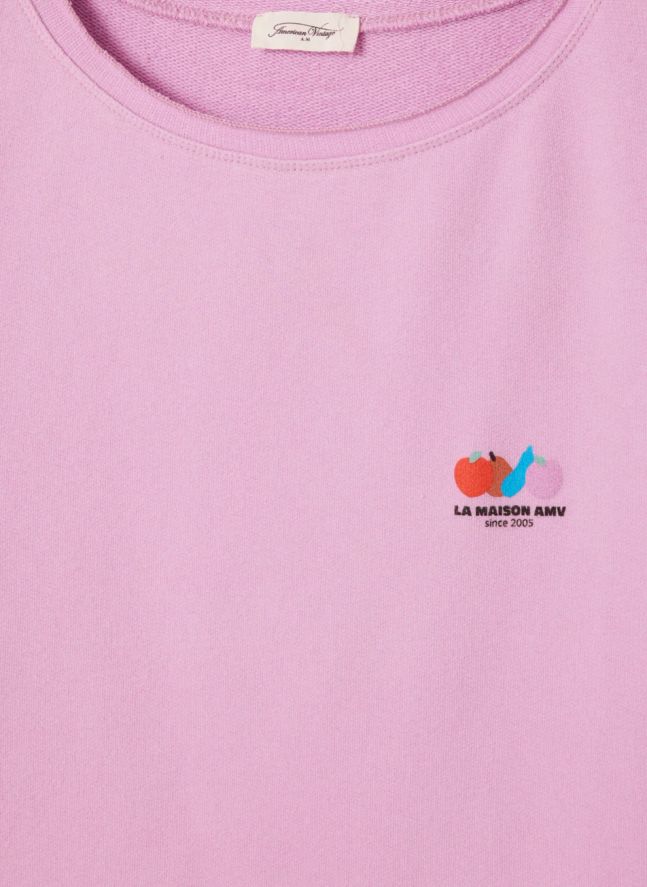 T-shirt Atubay Coton | Rose Litchi