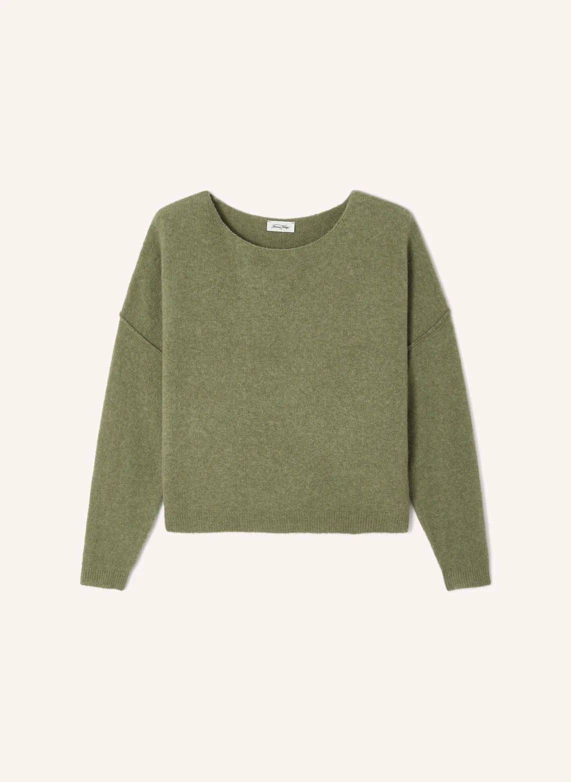 Pull Damsville Laine | Vert kaki- Image produit n°0
