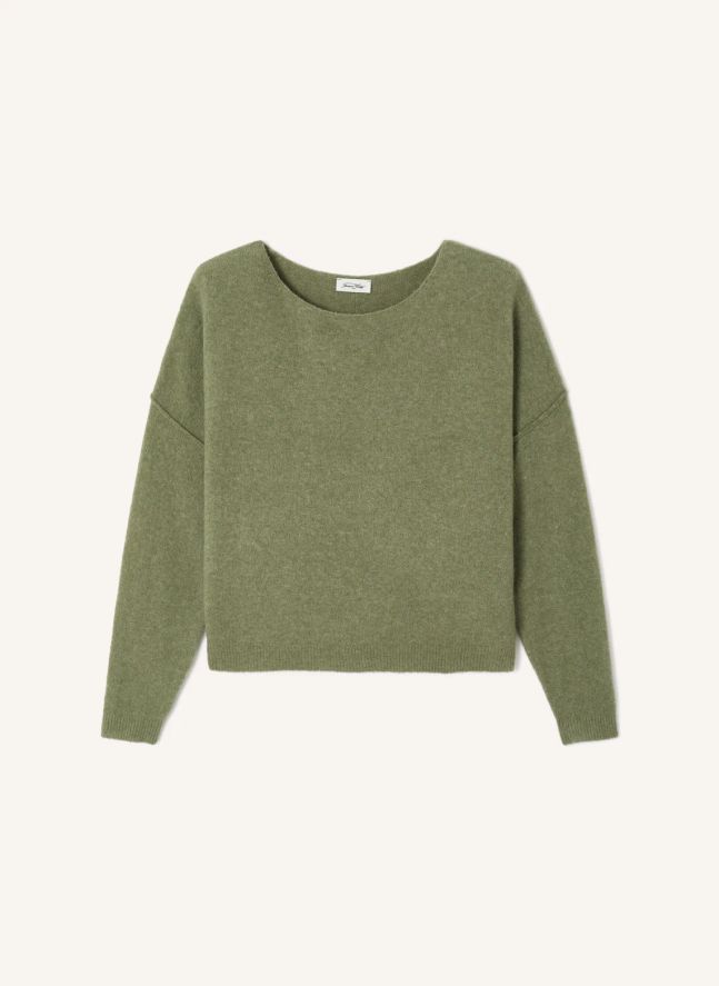 Pull Damsville Laine | Vert kaki